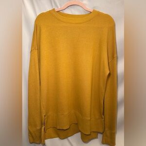 Time and Tru Mustard Sweater